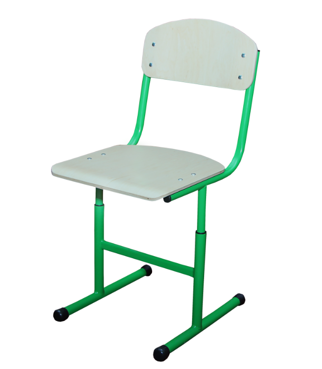 Стілець Т-подібний, (опція р.г. №4) рост. гр. №5-7, каркас з круглої труби, спинка та сидіння покриті лаком, ЕТЕРНО ТРЕЙД (190169)